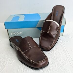 Nicole 6.5 Brown Slip on Shoes New In Box Never Worn Made in Brazil